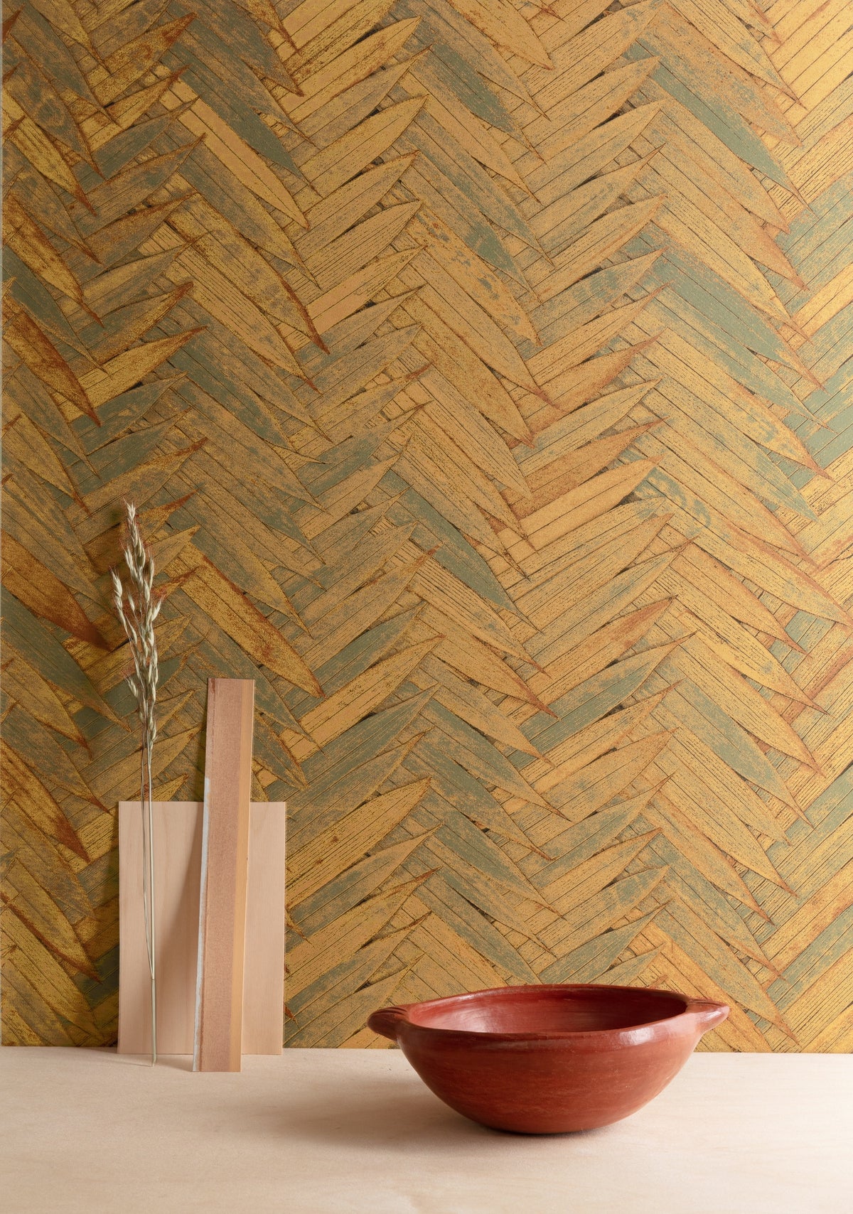 Masureel behang Essence Topiara in interieur