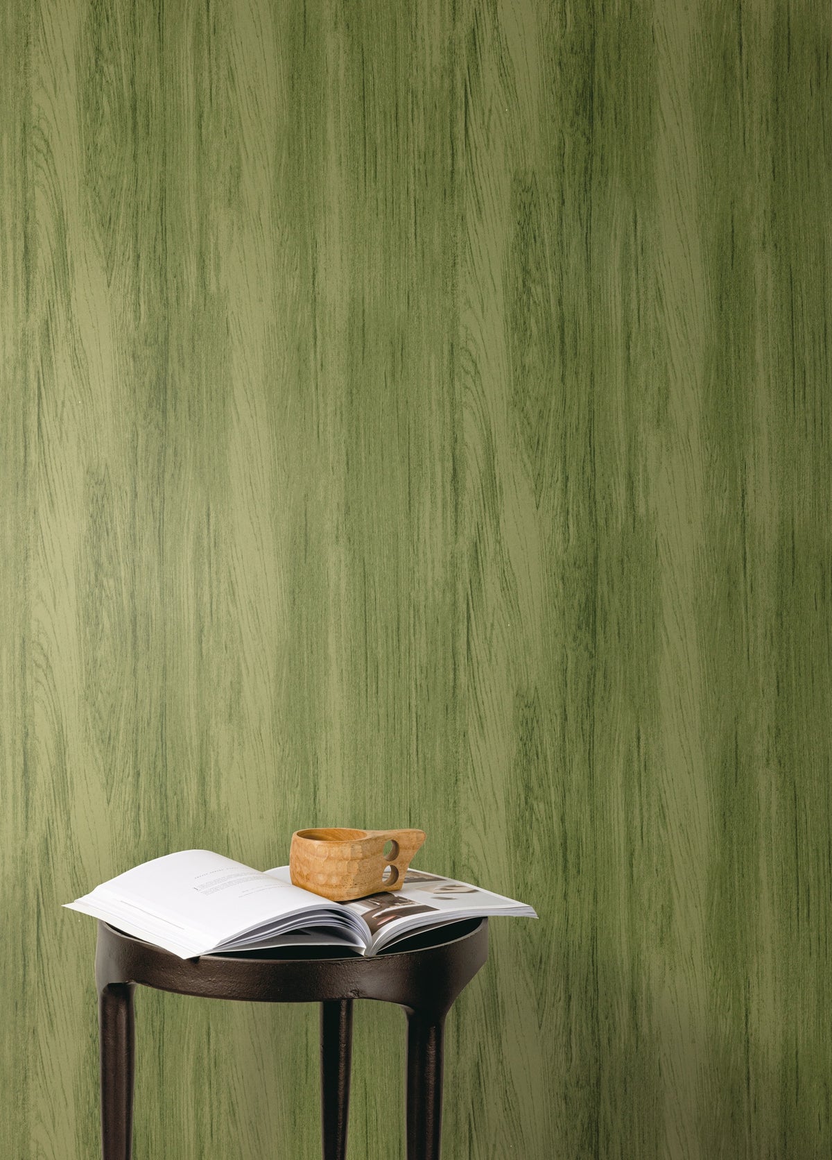 Masureel behang Wood Greenery in interieur