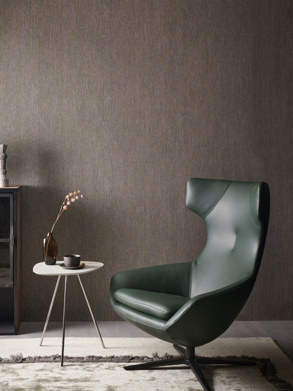 Masureel behang Barque Ash in interieur