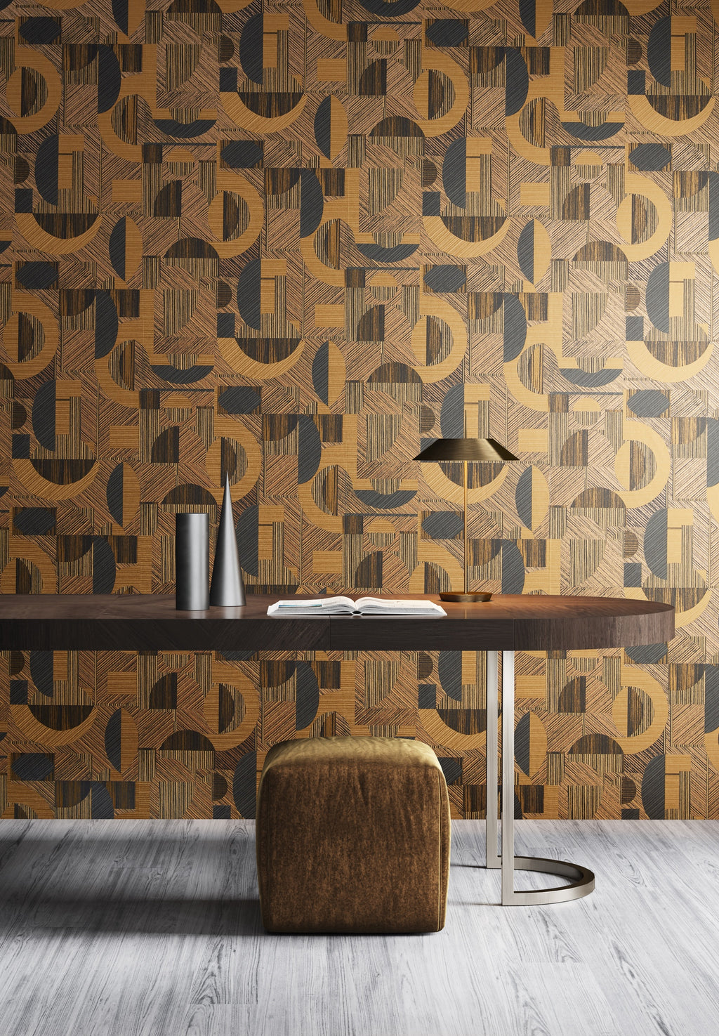 Masureel behang Nakita Honey in interieur