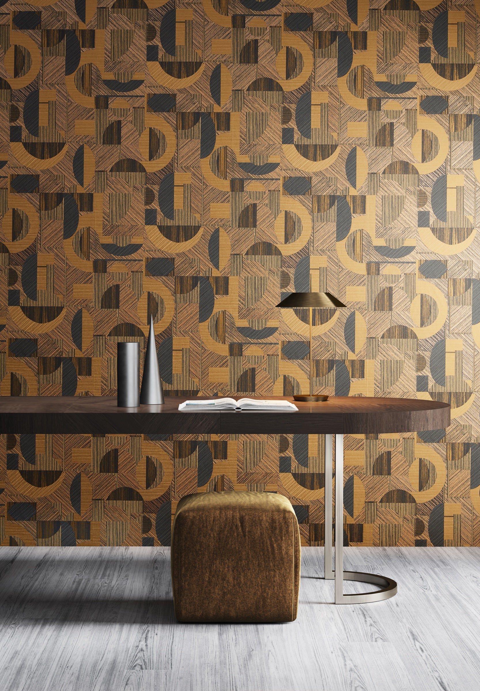 Masureel behang Nakita Honey in interieur
