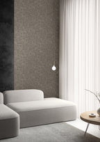 Masureel behang Hide Bronze in interieur