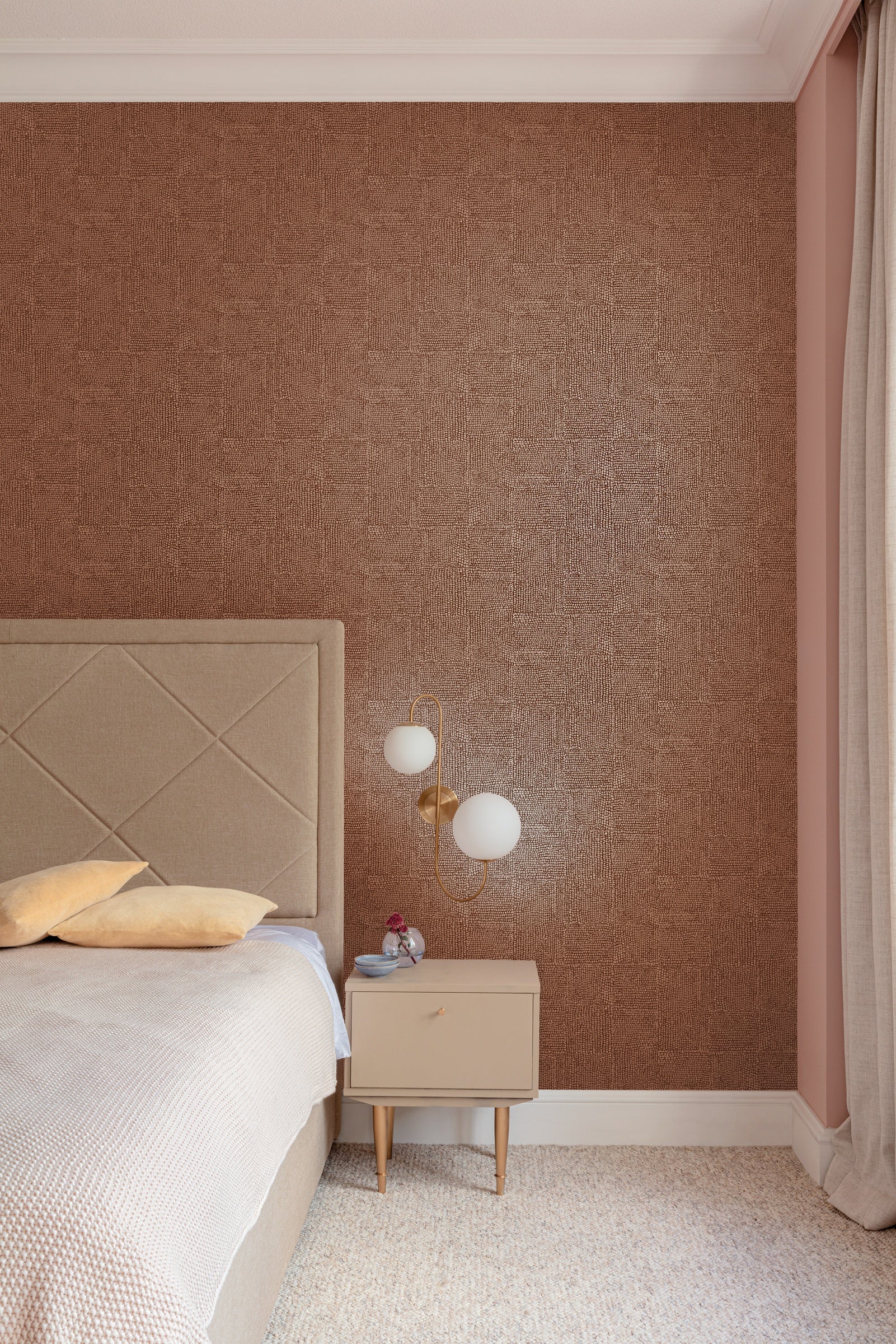 Masureel behang Hide Spice in interieur