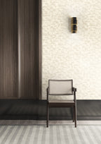 Masureel behang Fragments Ivory in interieur