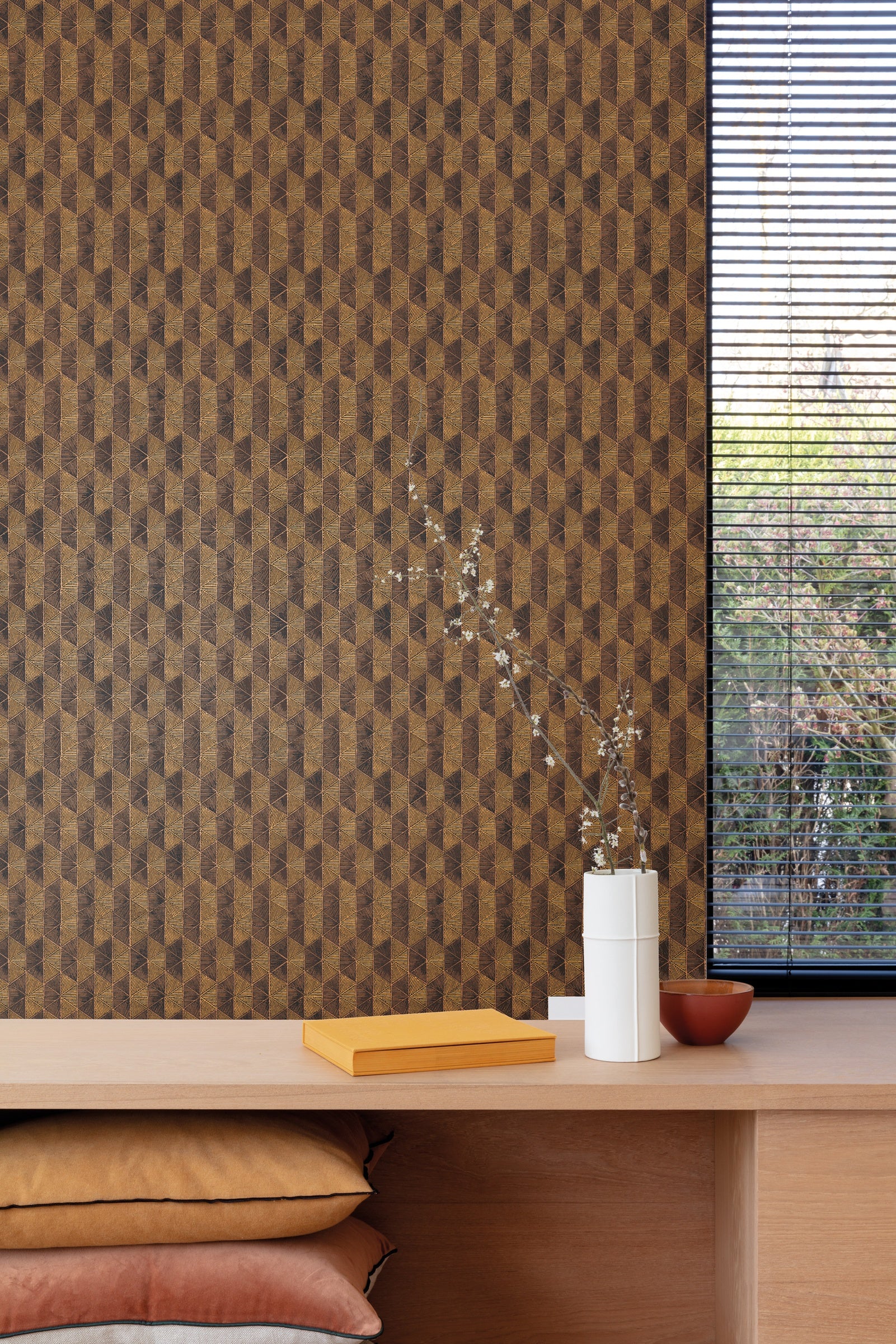 Masureel behang Vector Honey in interieur