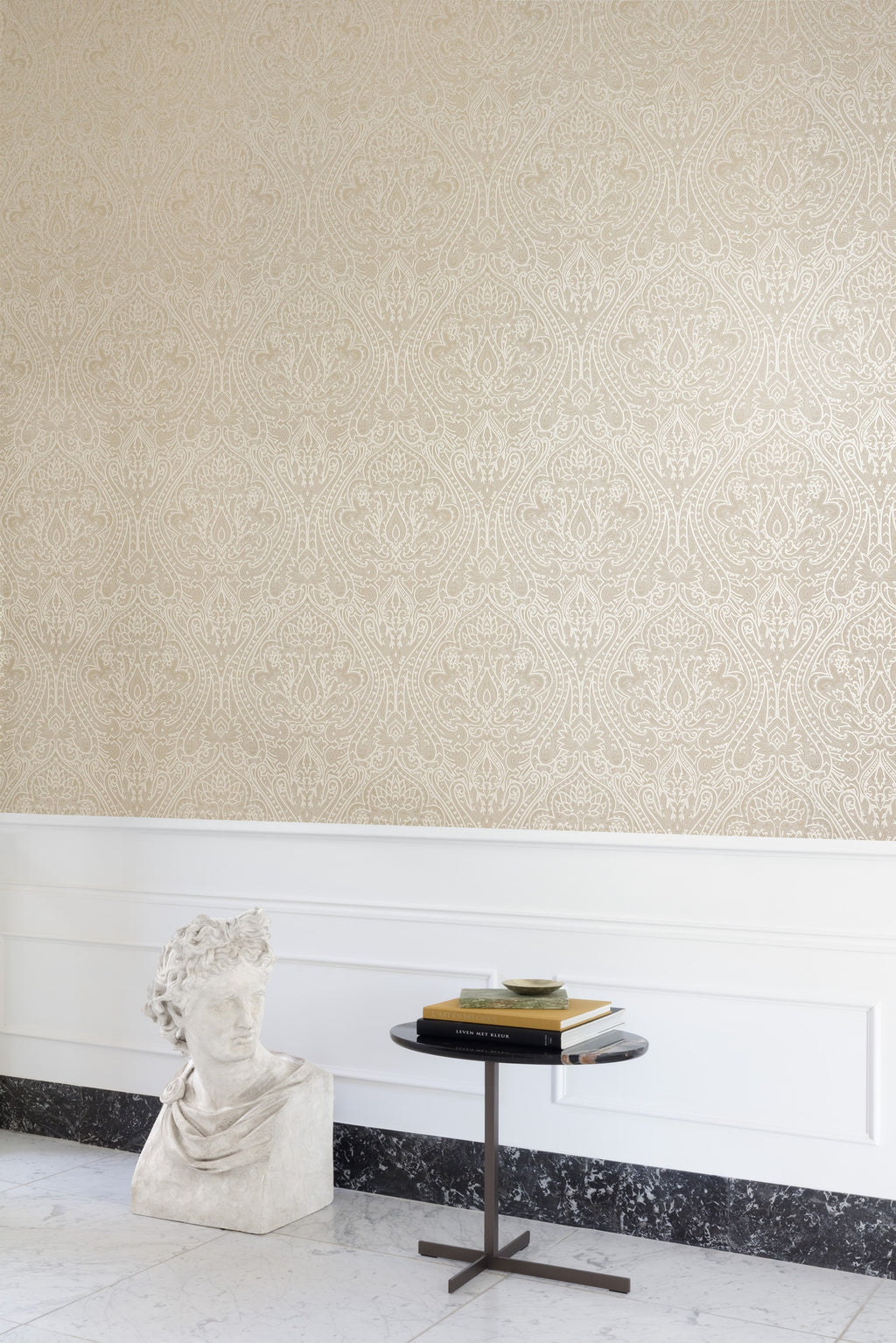 Masureel behang Kazamir Linen in interieur