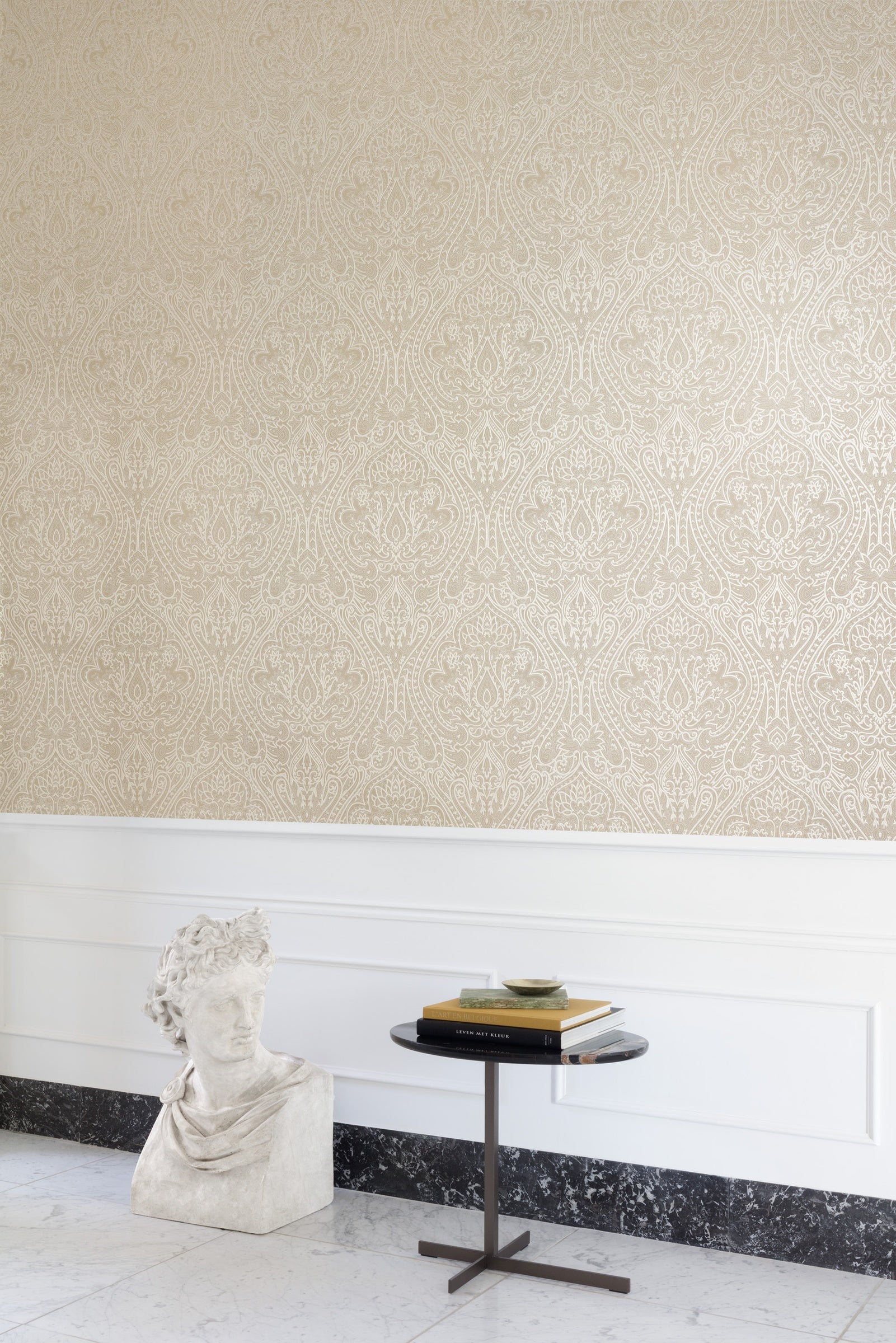 Masureel behang Kazamir Linen in interieur