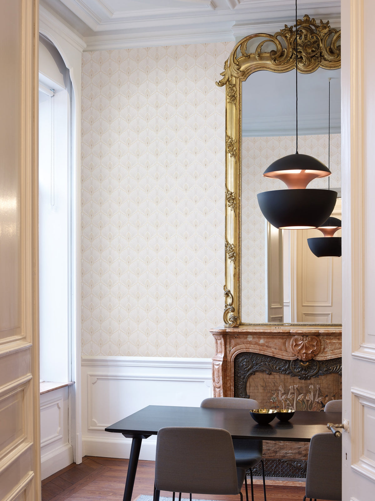 Masureel behang Diamond Gold in interieur