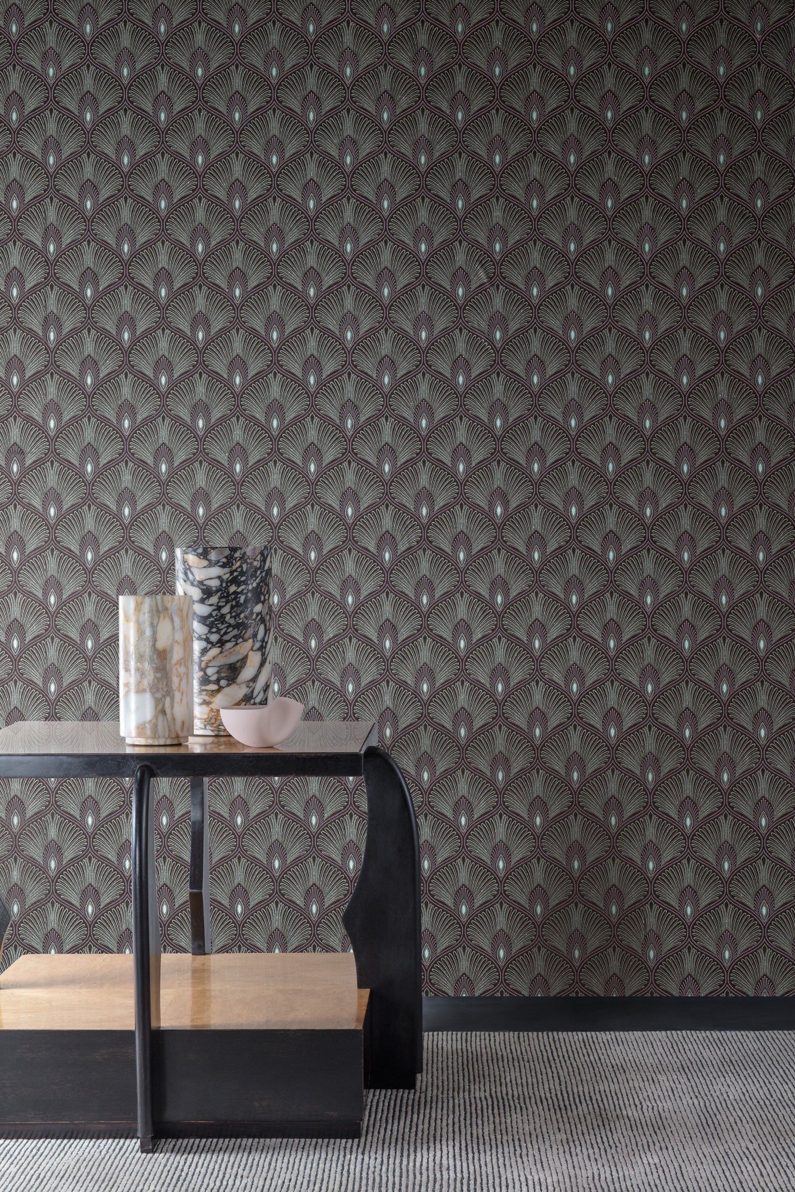 Masureel behang Diamond Neptone in interieur