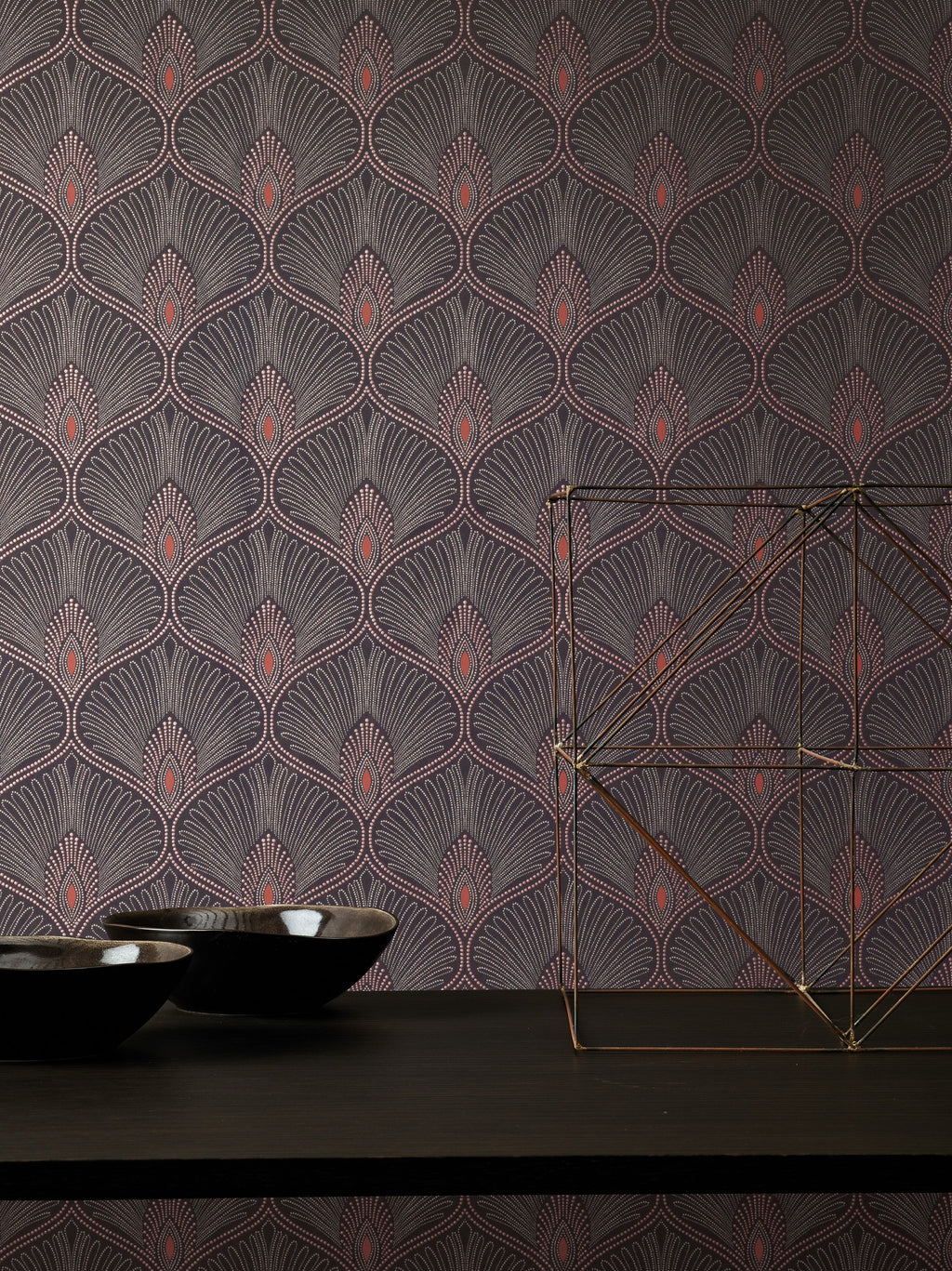 Masureel behang Diamond Sassafras in interieur