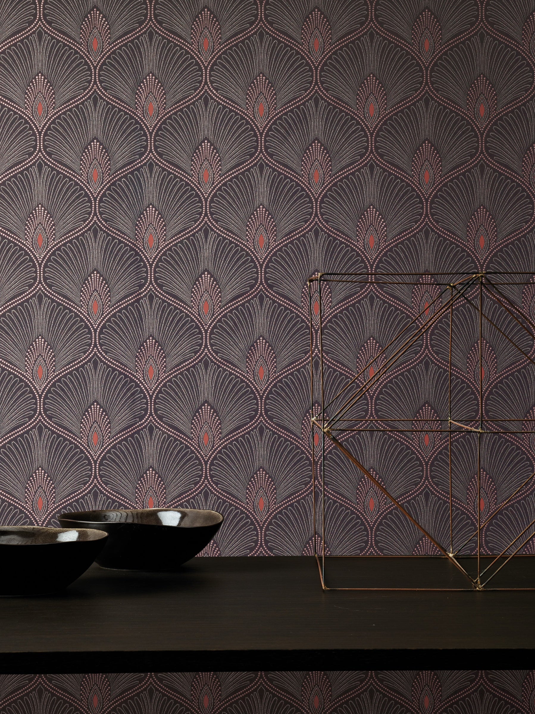 Masureel behang Diamond Sassafras in interieur