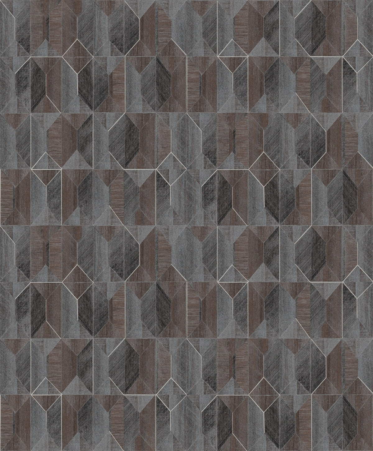 Masureel behang Marquetry Tobacco