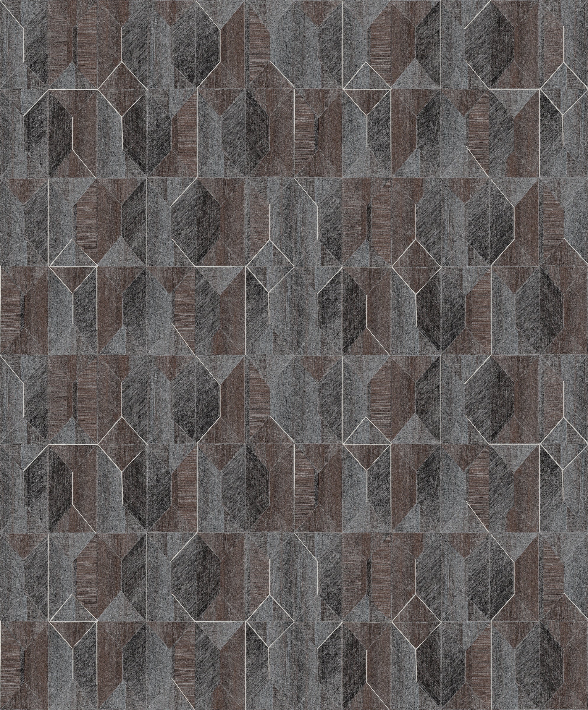 Masureel behang Marquetry Tobacco