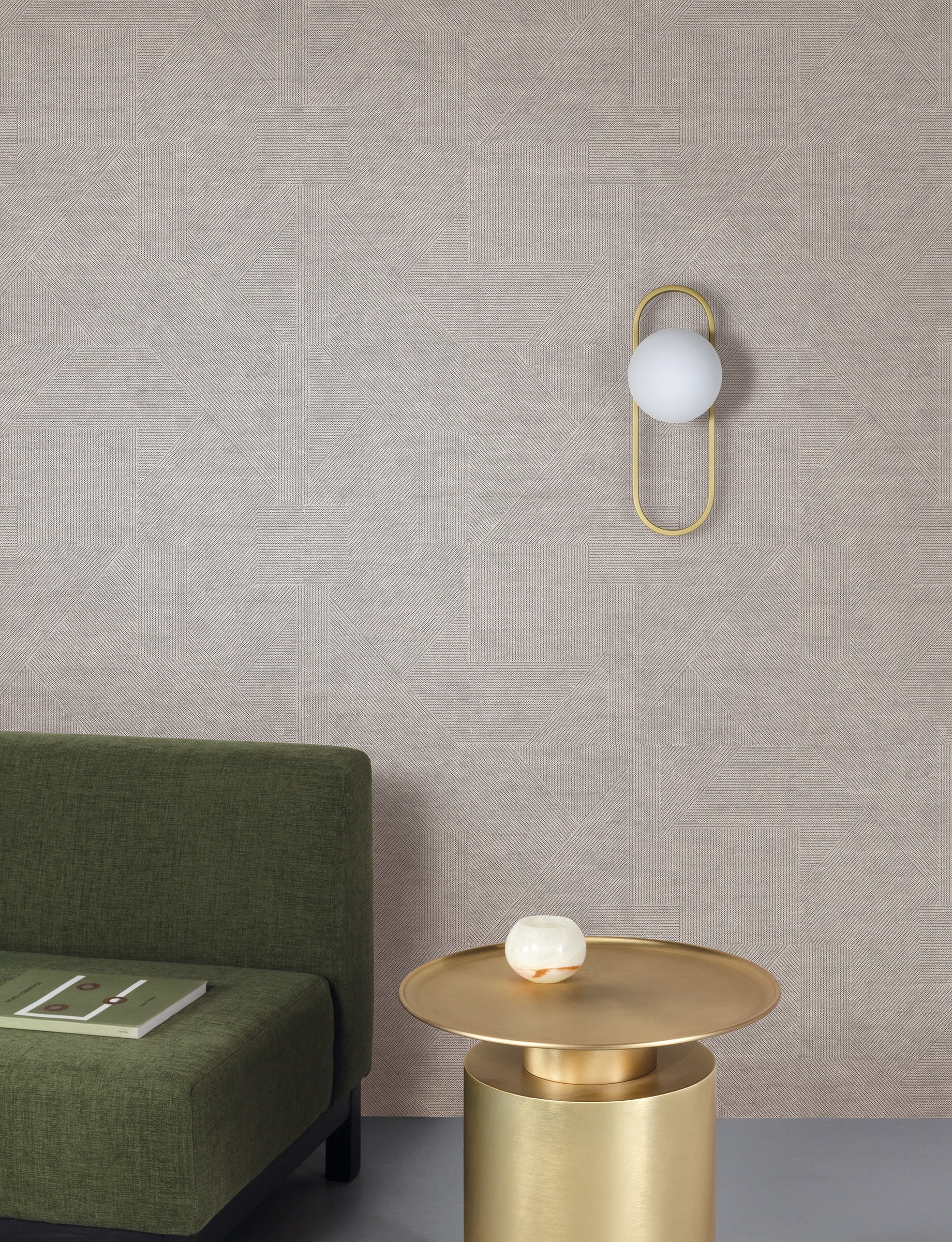 Masureel behang Epoxy Gray in interieur