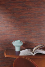 Masureel behang Lucence Auburn in interieur