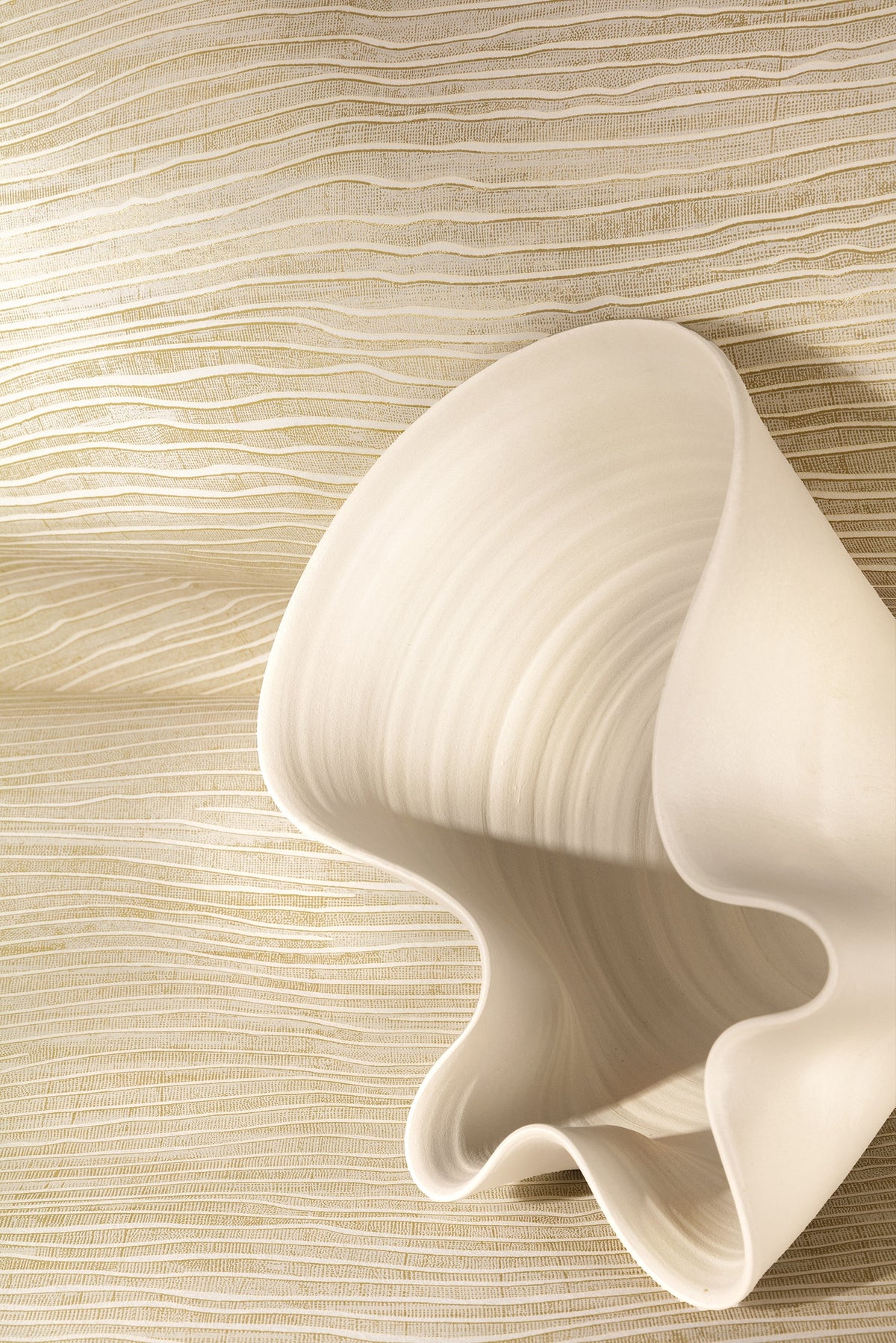 Masureel behang Lucence Sand in interieur