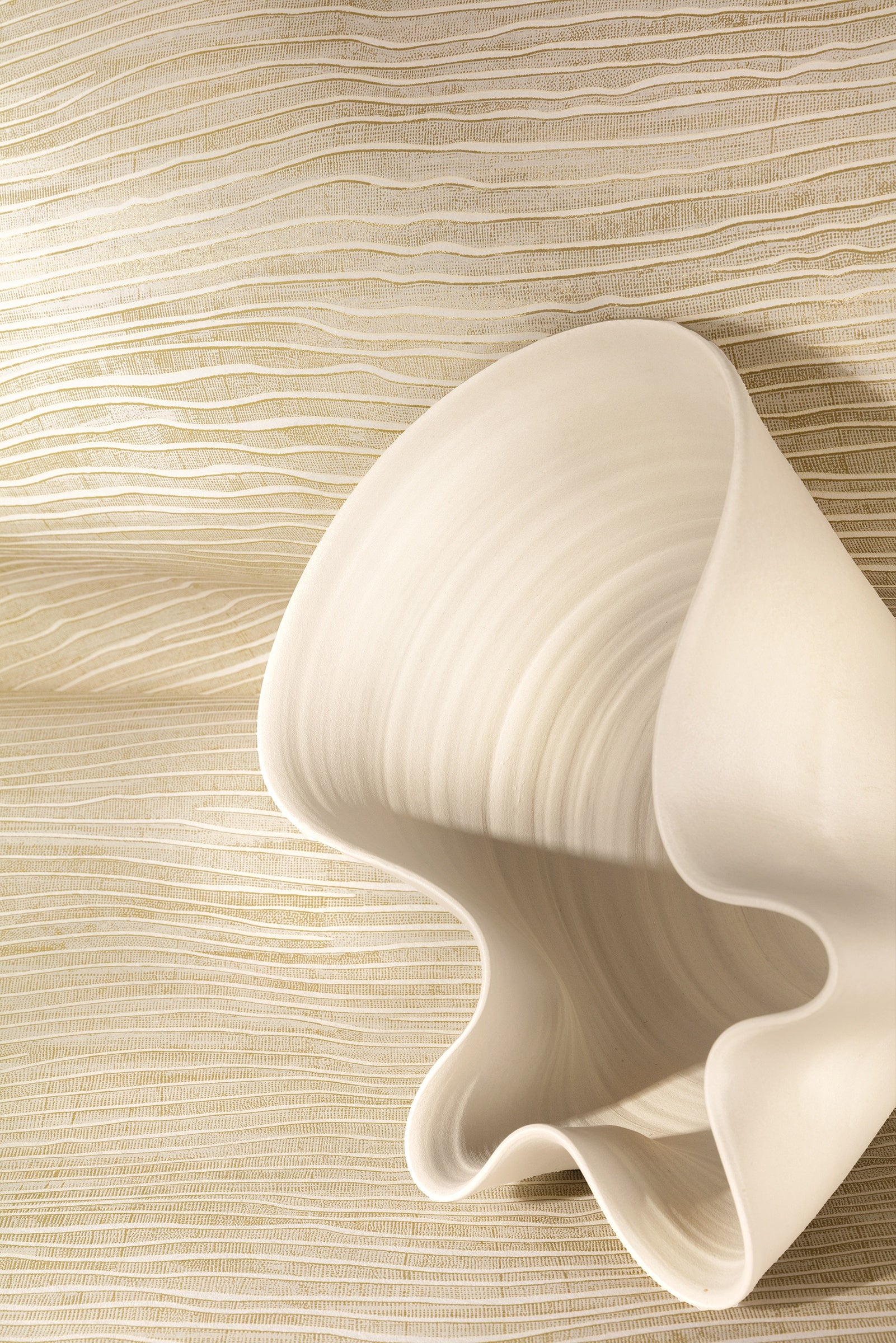 Masureel behang Lucence Sand in interieur