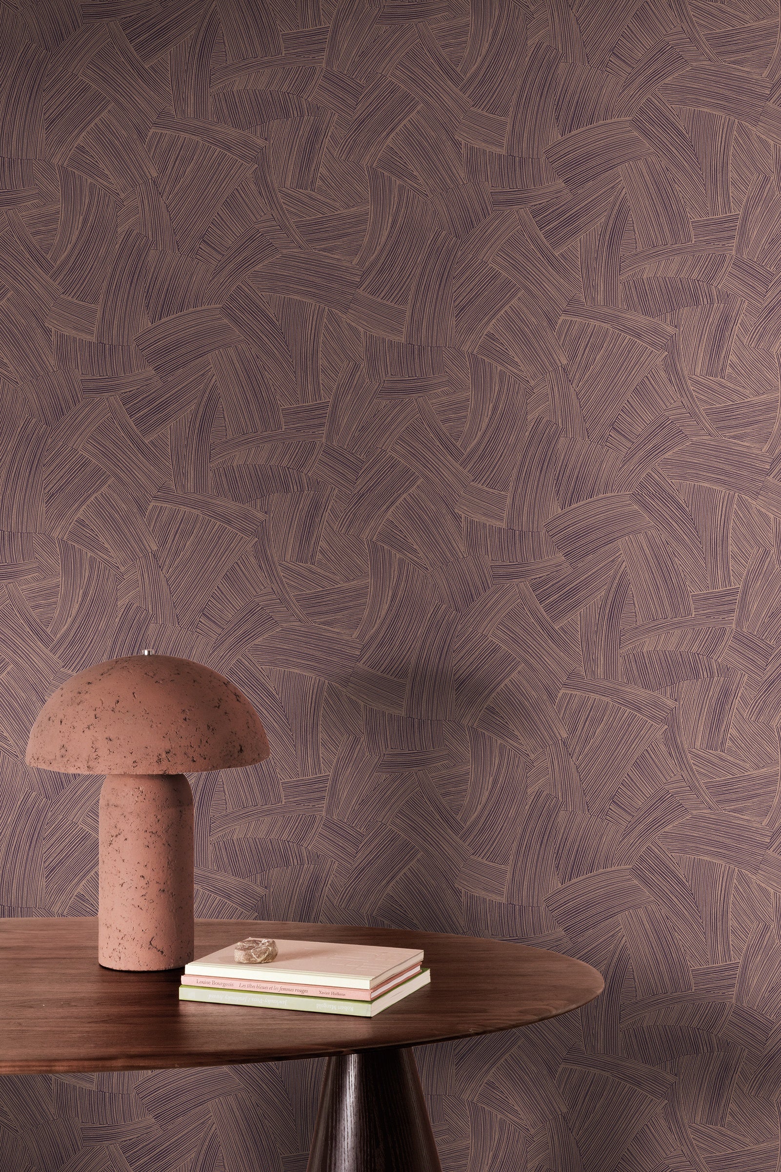 Masureel behang Motus Coconut in interieur