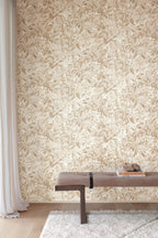 Masureel behang Flow Ivory in interieur