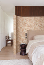 Masureel behang Flow Peach in interieur