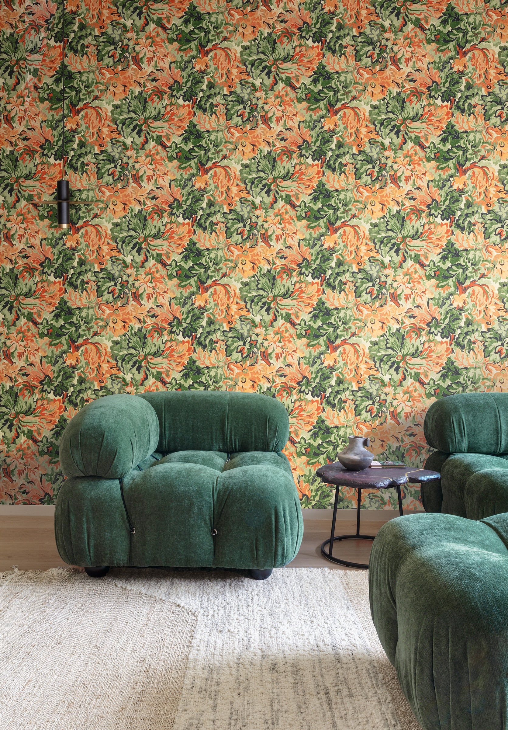 Masureel behang Flow Autumnal in interieur