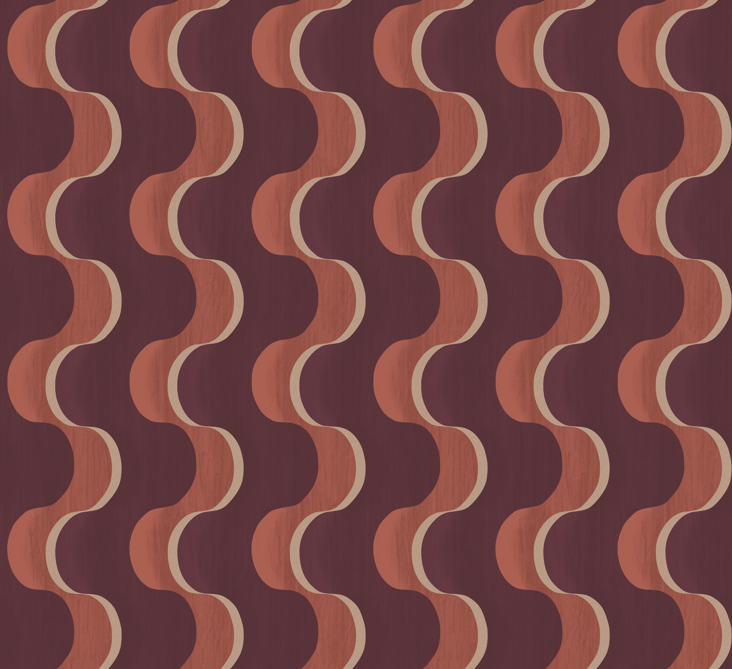 Masureel behang Flow Russet