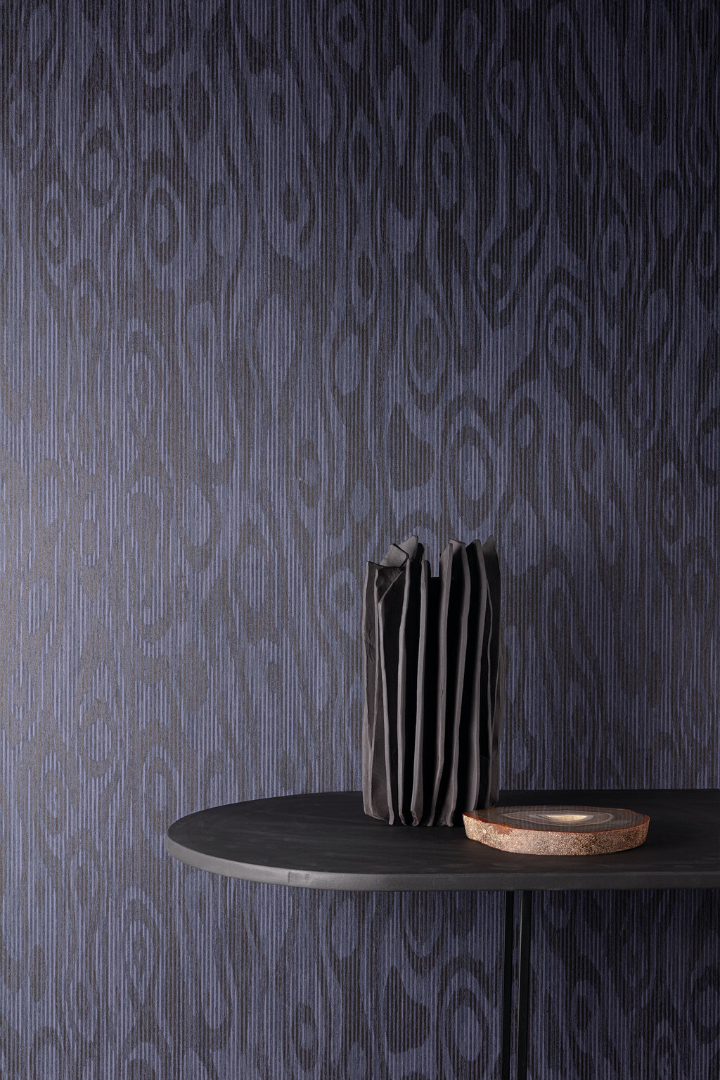 Masureel behang Oackly Carbon in interieur