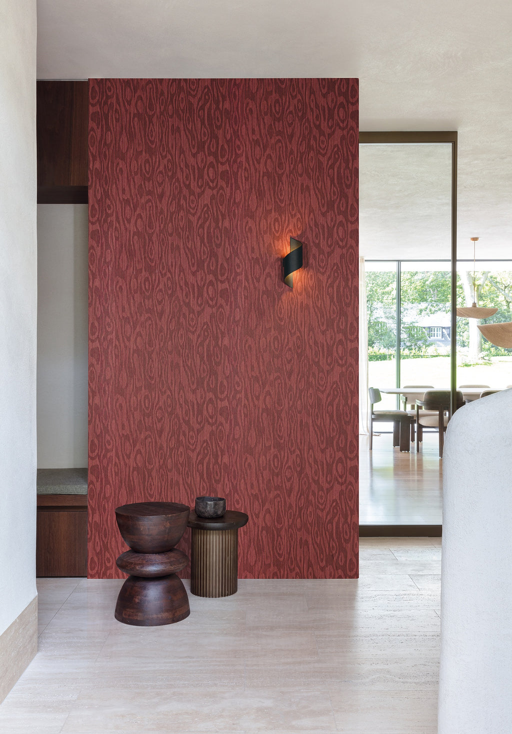 Masureel behang Oackly Russet in interieur