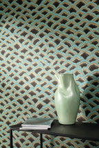 Masureel behang Munro Amazonite in interieur