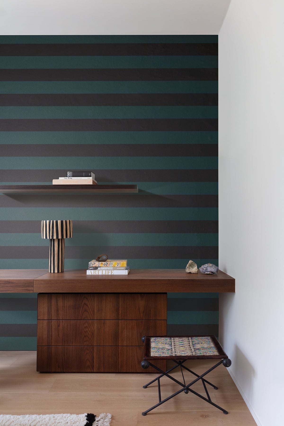 Masureel behang Brody Forest in interieur