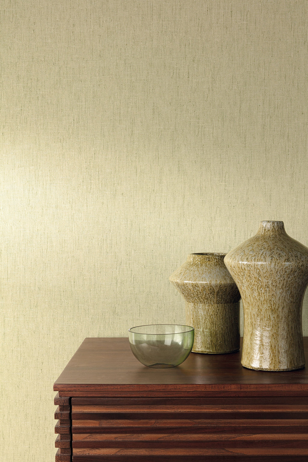 Masureel behang Telis Lime in interieur