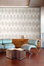 Masureel behang Patola Moonbeam in interieur