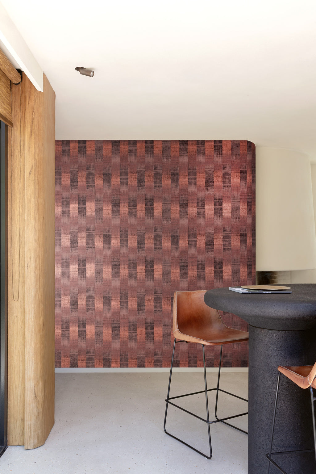Masureel behang Patola Coral in interieur