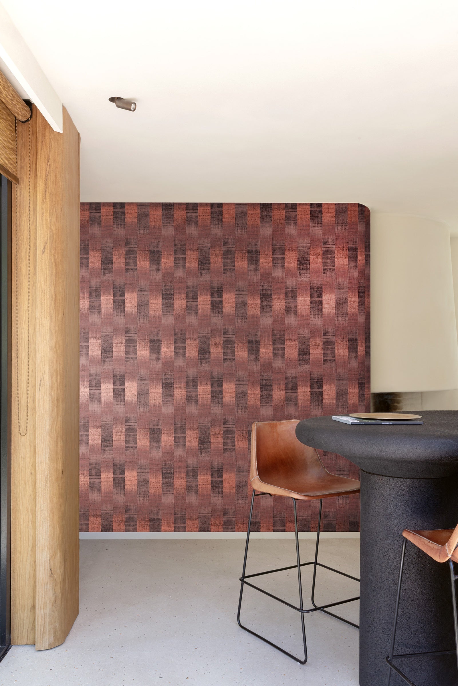 Masureel behang Patola Coral in interieur