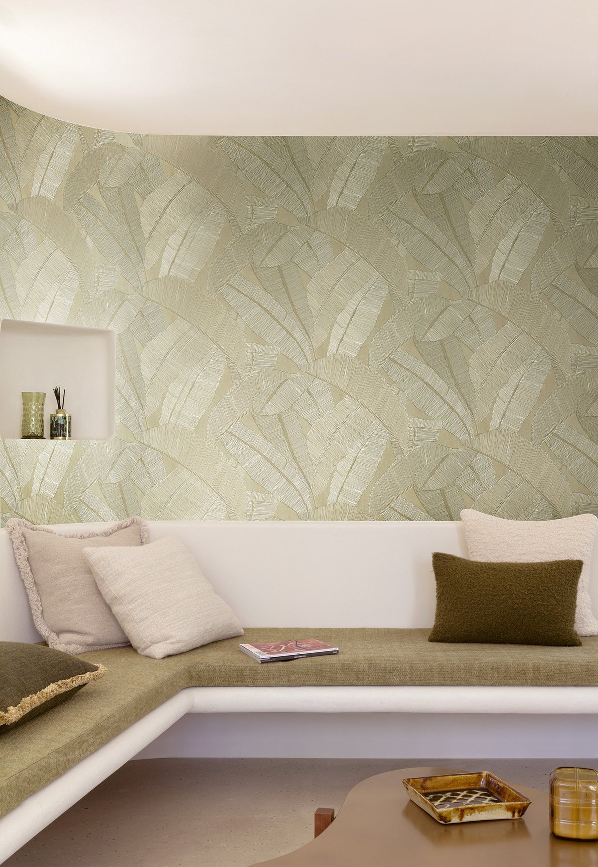 Masureel behang Banyan Elm in interieur
