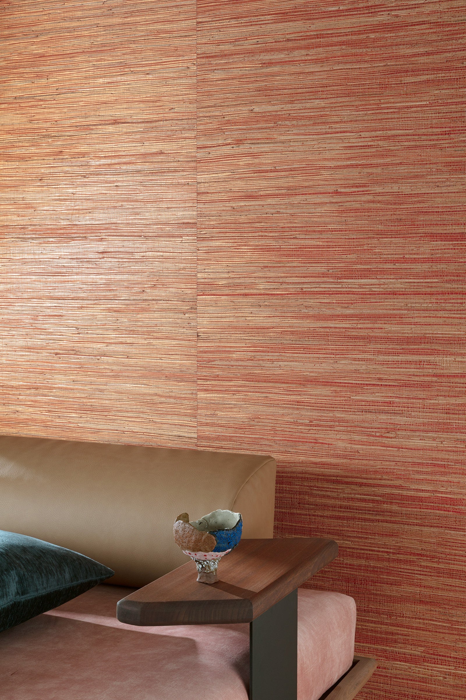 Masureel behang Kargha Coral in interieur
