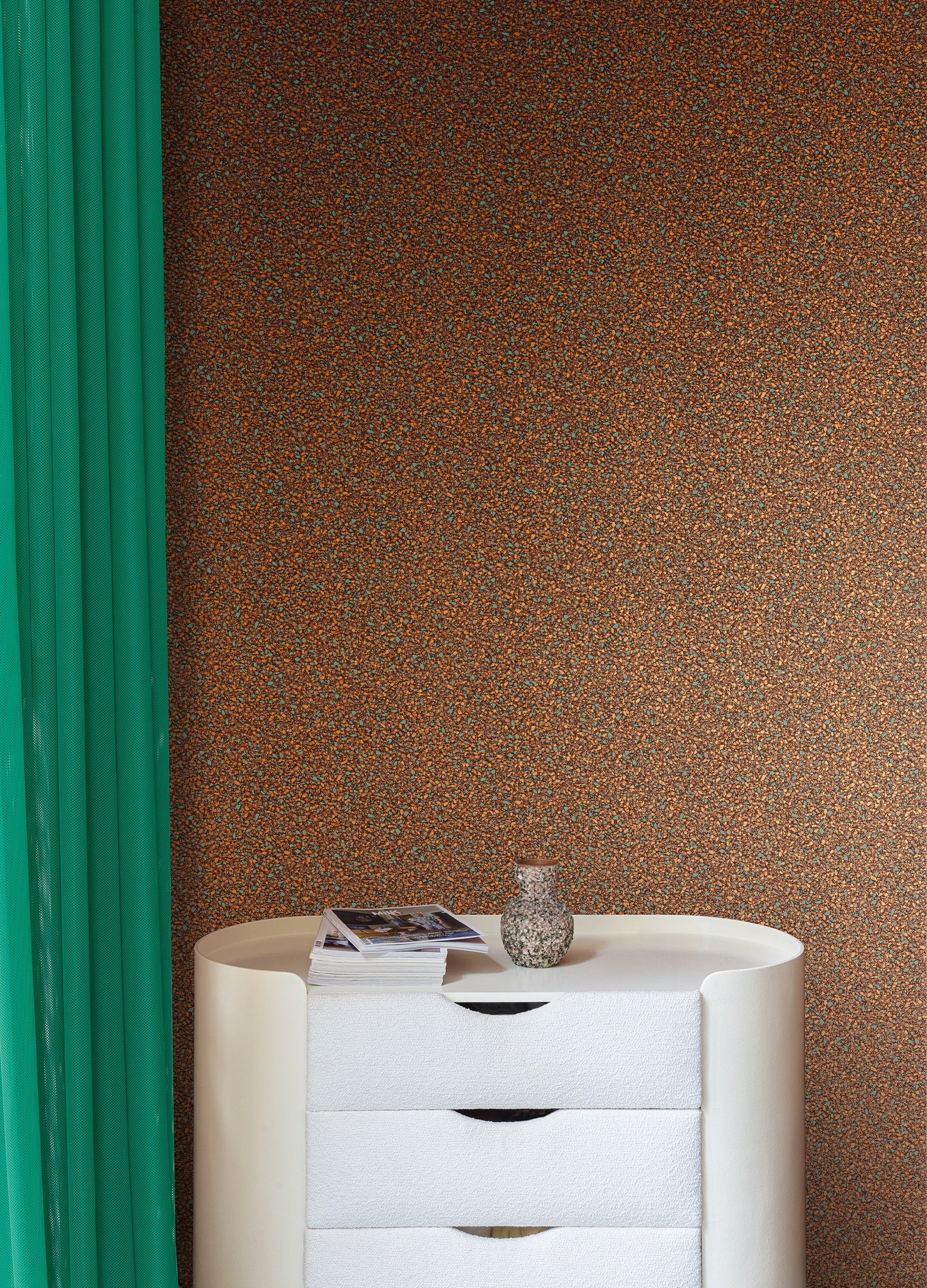 Masureel behang Terraco Rust in interieur