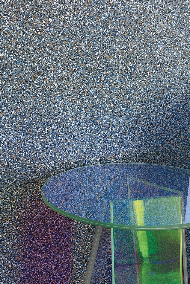 Masureel behang Terraco Ultramarin in interieur
