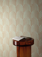 Masureel behang Arko Jade in interieur
