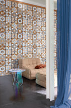 Masureel behang Ray Celestial in interieur