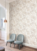 Masureel behang Ninfa Angora in interieur