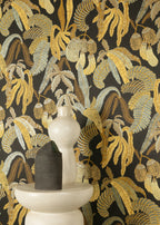 Masureel behang Ninfa Ceylon in interieur