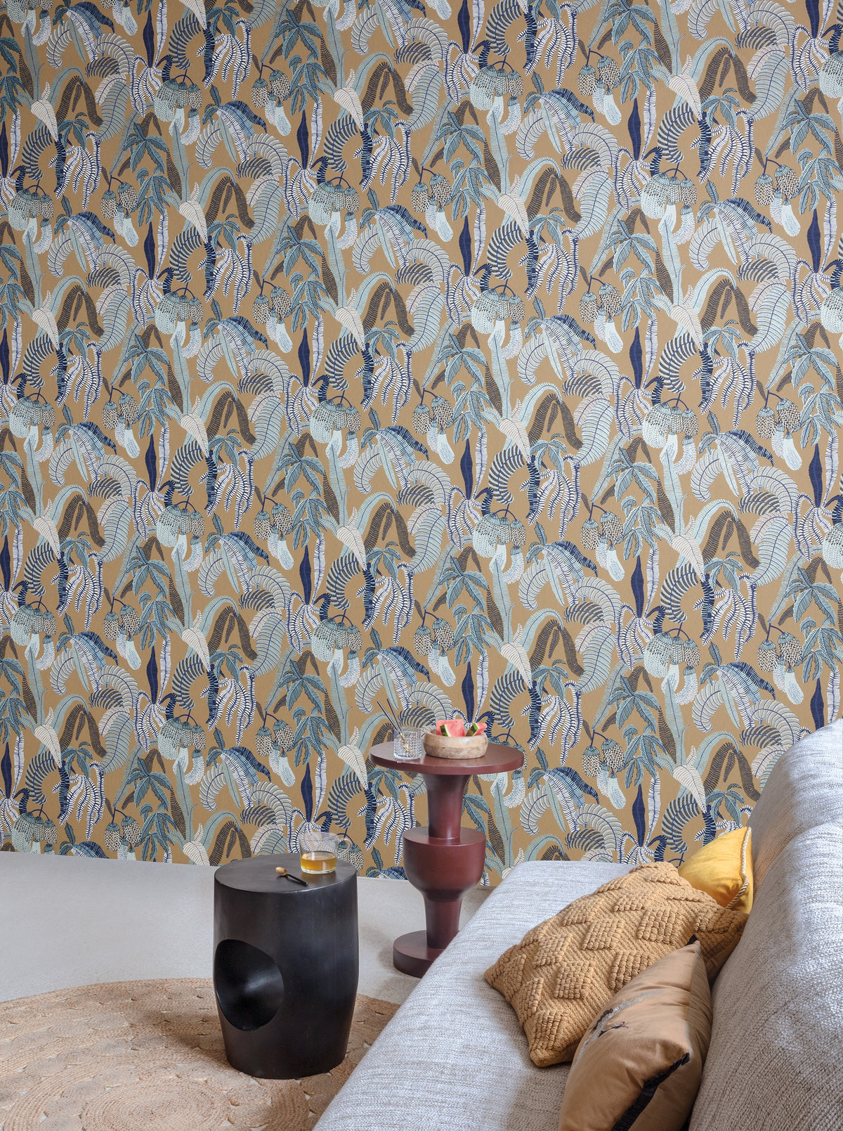 Masureel behang Ninfa Niagara in interieur
