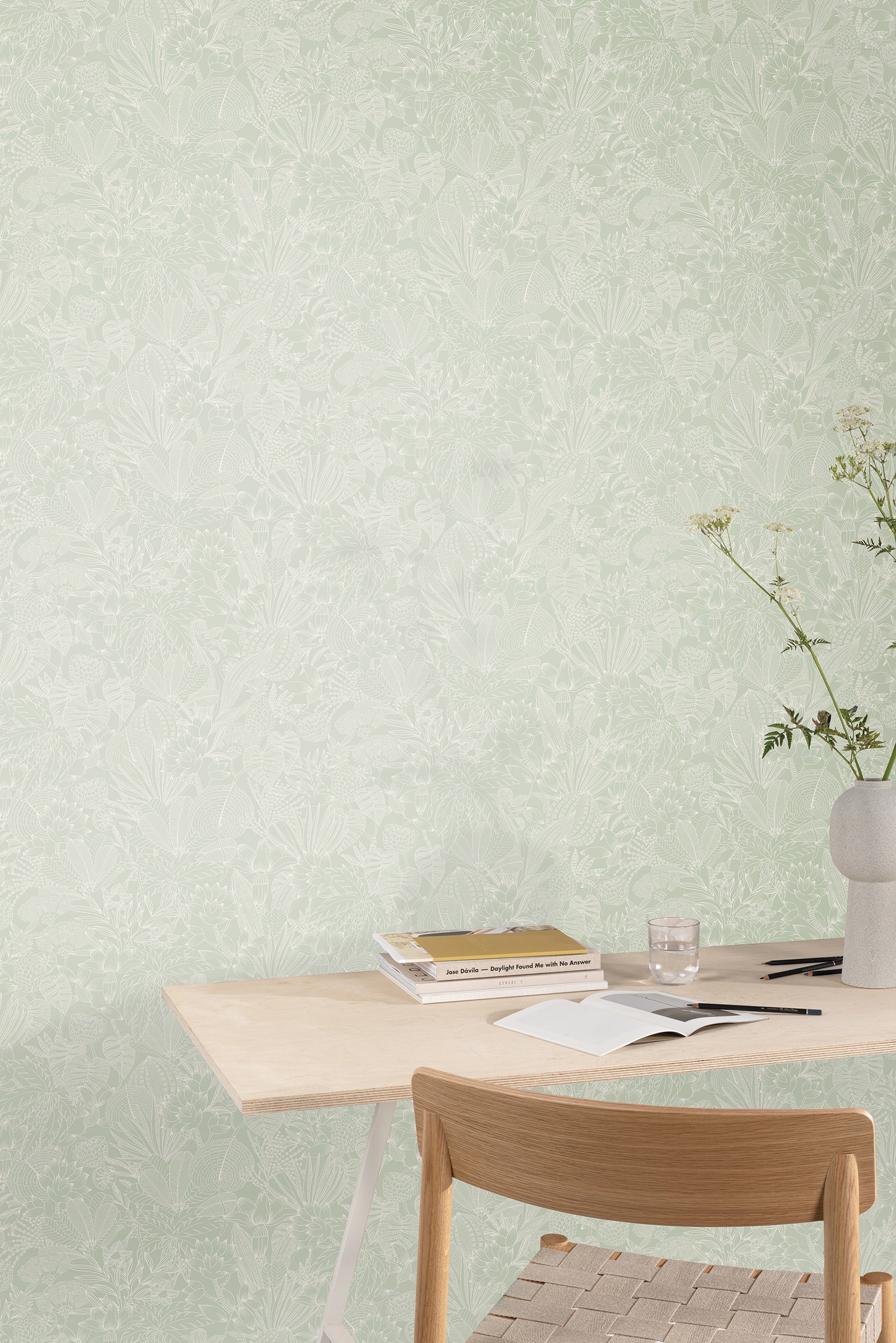 Masureel behang Bellis Skylight in interieur