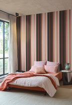 Masureel behang Infinitus Cinamon in interieur