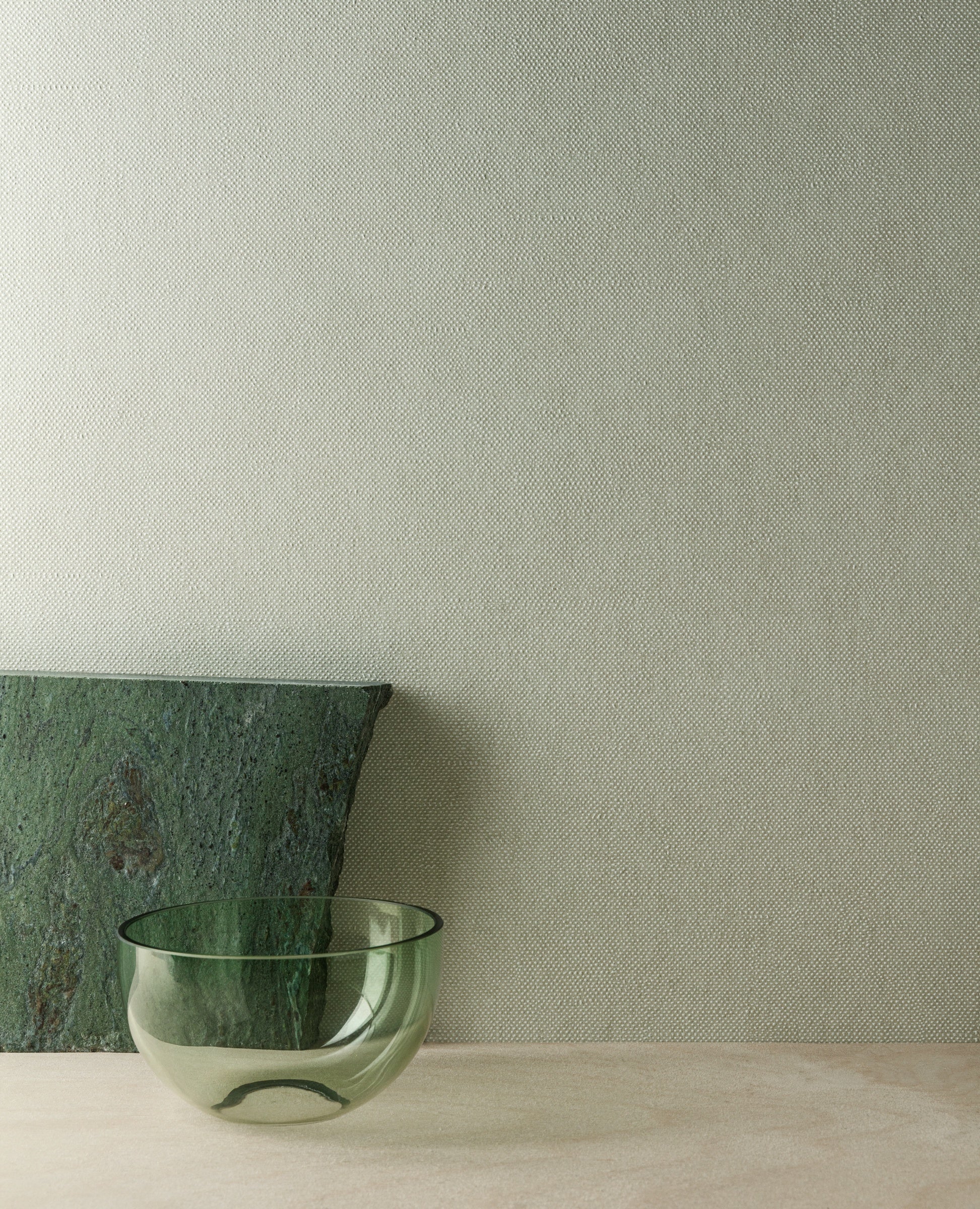 Masureel behang Rythm Moss in interieur