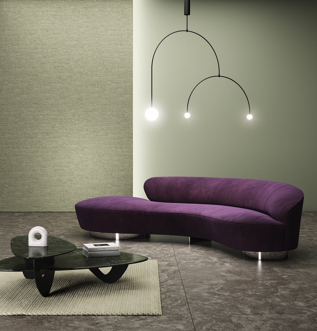 Masureel behang Linia Willow in interieur