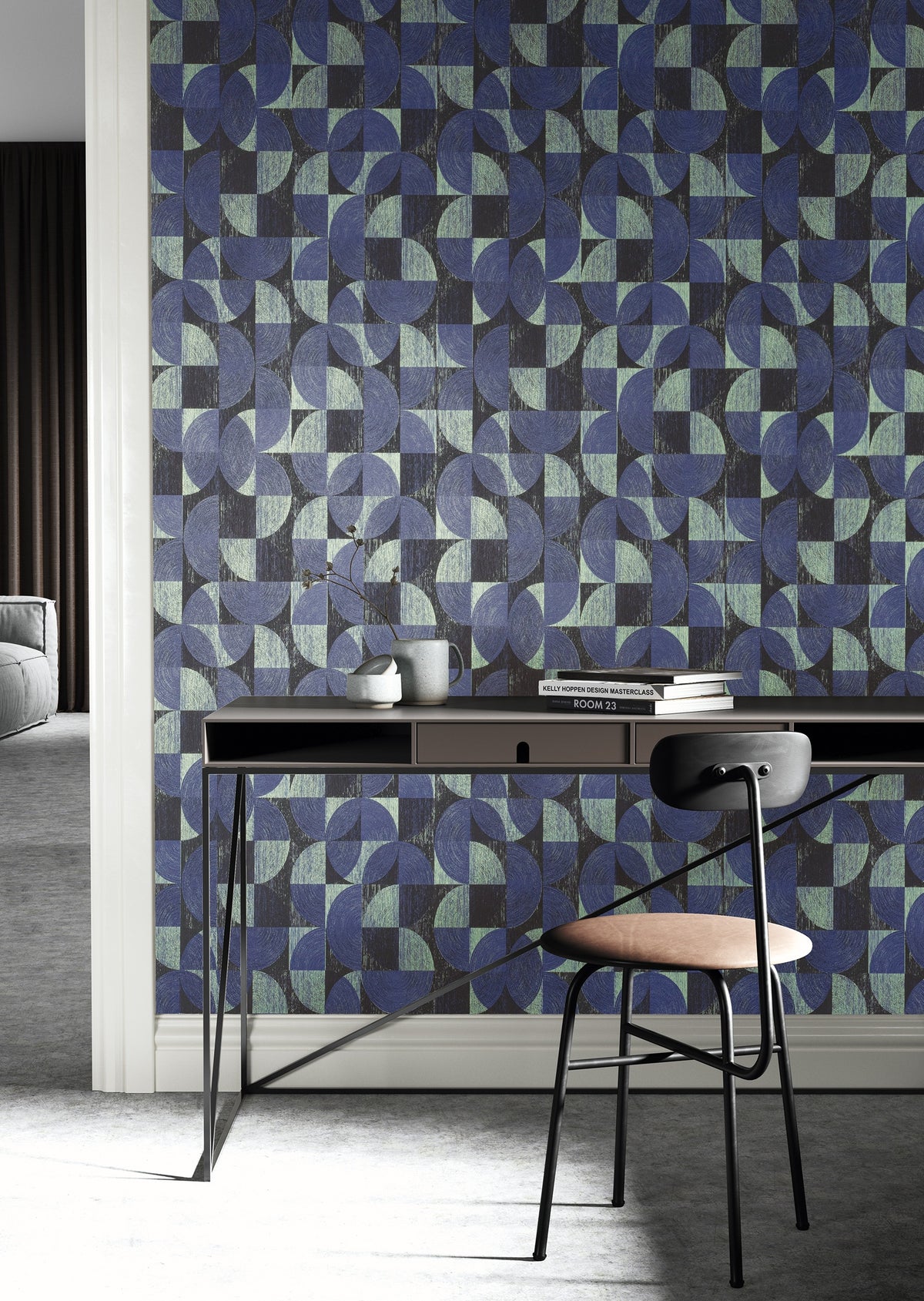 Masureel behang Thaos Antarctic in interieur