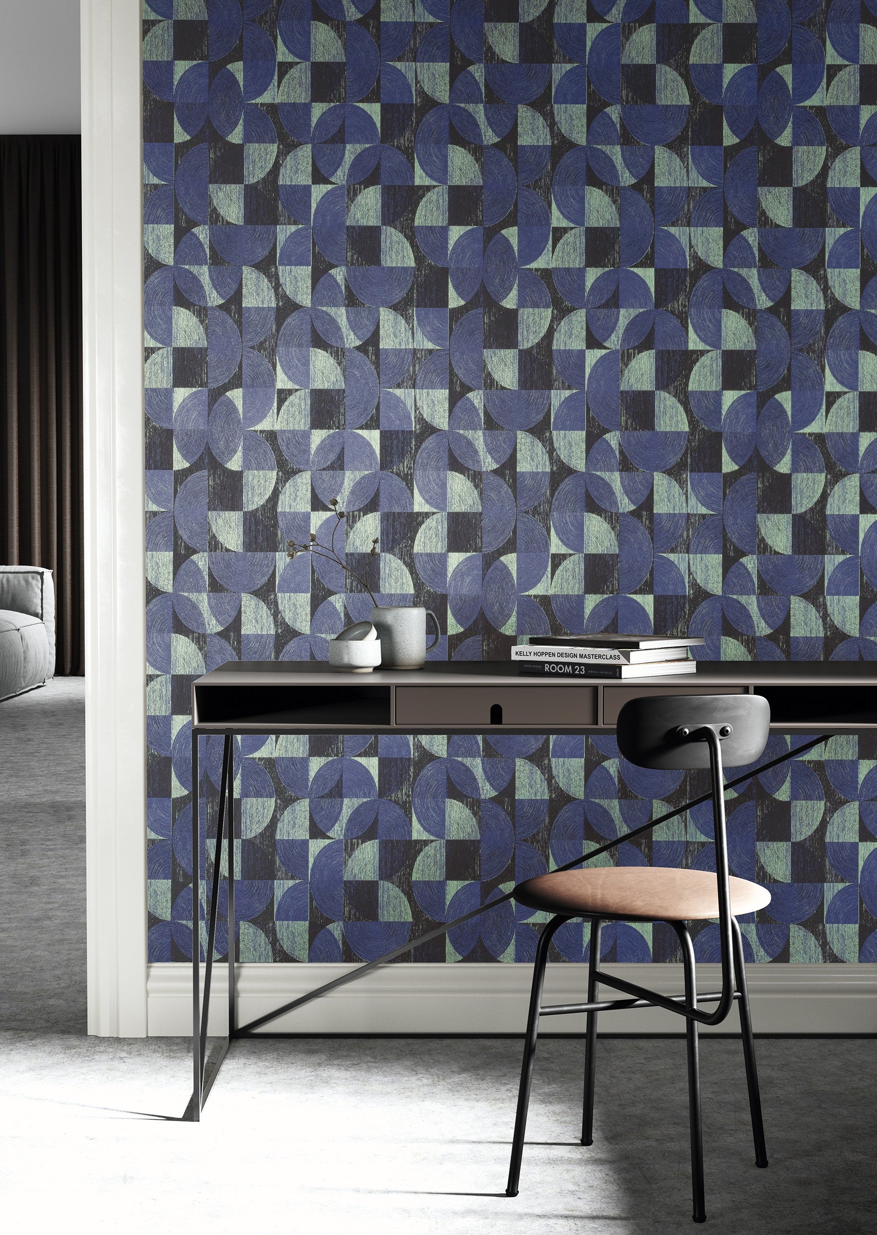 Masureel behang Thaos Antarctic in interieur
