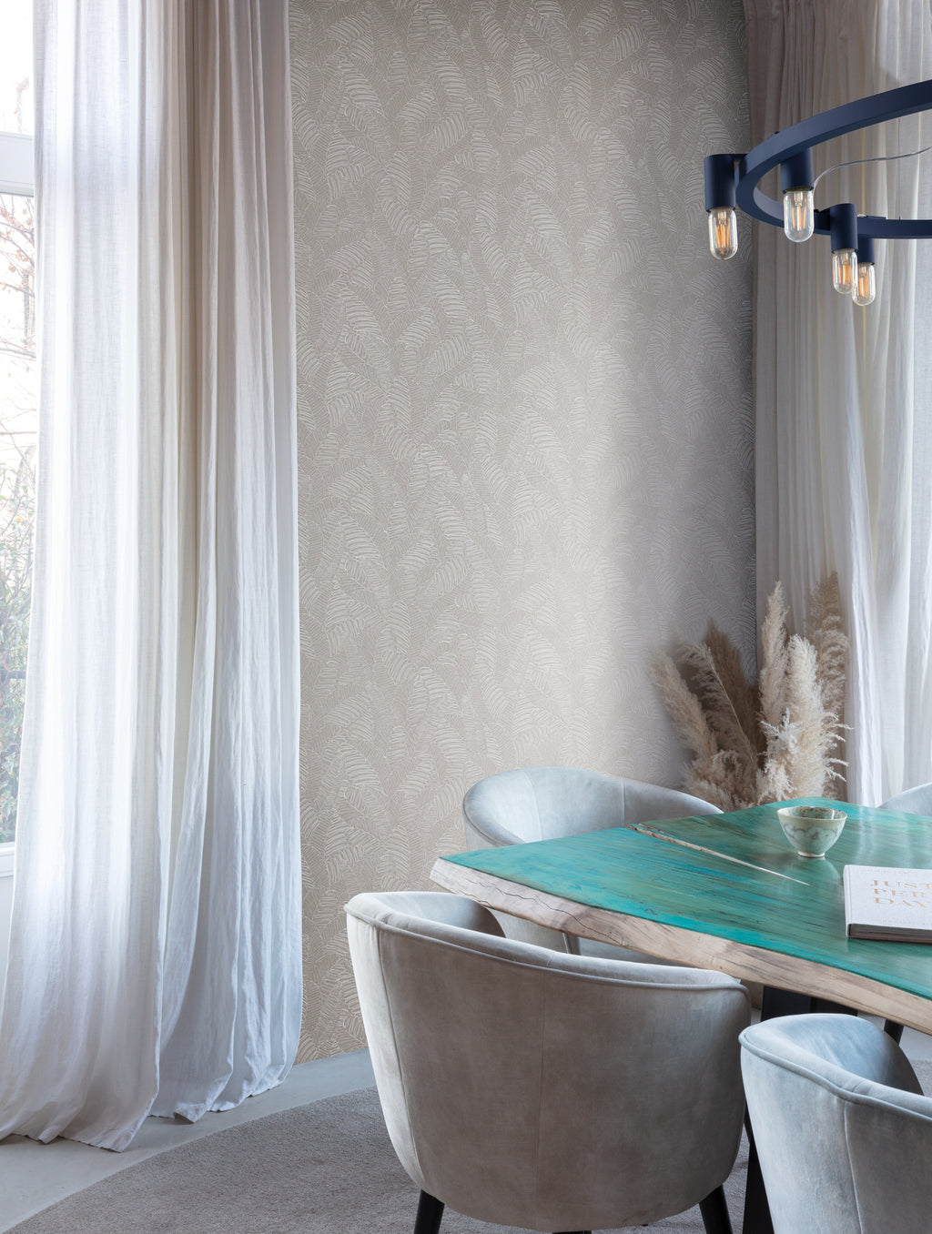 Masureel behang Phaedra Dew in interieur